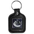 Vancouver Canucks® Square Leatherette Key Chain